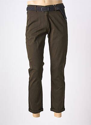 Pantalon 7/8 țesătură poplin mărime normală verde LOSAN bărbat