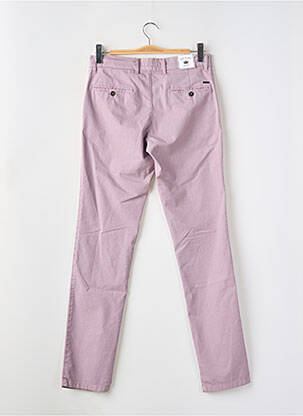 Pantalon chino țesătură poplin mărime normală violet LCDN bărbat