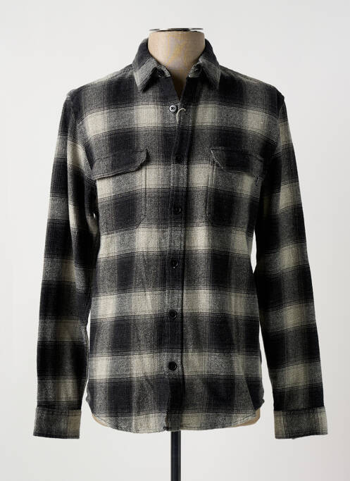 Cămașă cu mâneci lungi gri LOSAN bărbat