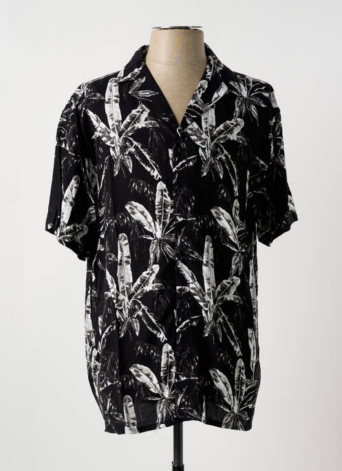 Cămașă cu mâneci scurte negru LOSAN bărbat