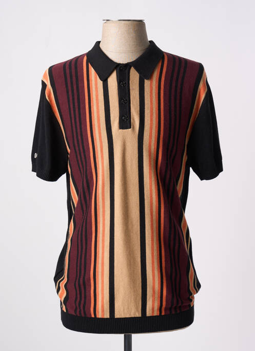 Polo negru 4 FUNKY FLAVOURS bărbat