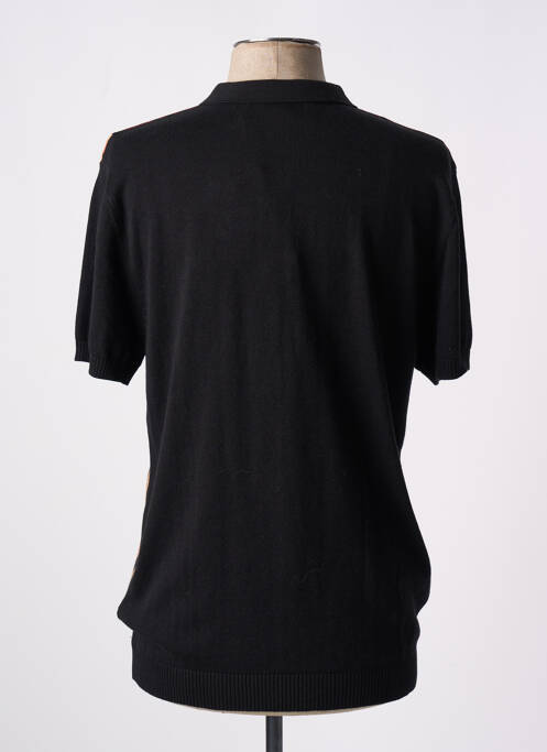 Polo negru 4 FUNKY FLAVOURS bărbat