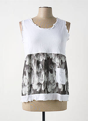 Cardigan petrecut alb QUATTRO femeie