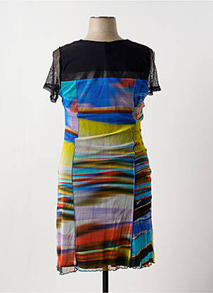 Rochie midi mâneci scurte mâneci scurte negru GUY DUBOUIS femeie