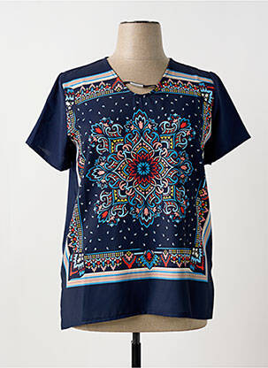 Tricou albastru GALMALLA femeie