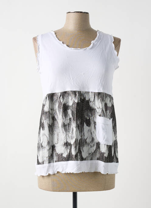 Cardigan petrecut alb QUATTRO femeie