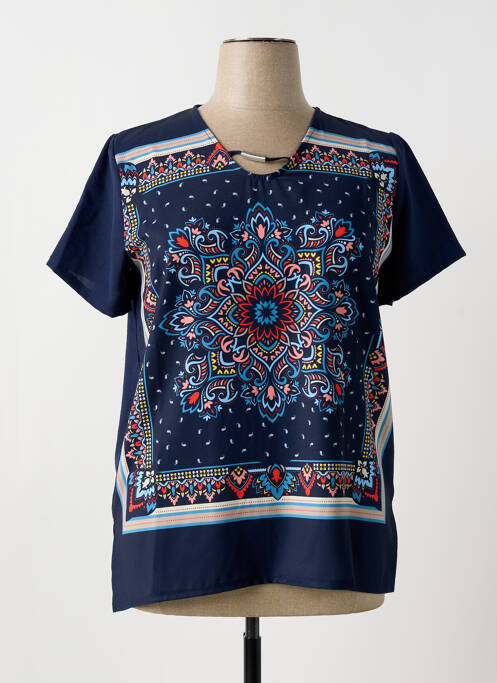 Tricou albastru GALMALLA femeie