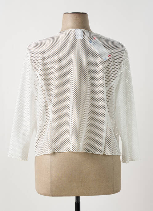 Vestă cu mâneci lungi alb GEVANA femeie