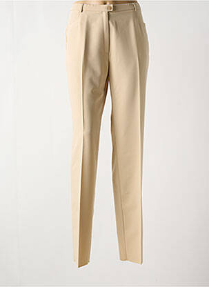 Pantalon slim bej CHRISTIAN MARRY femeie