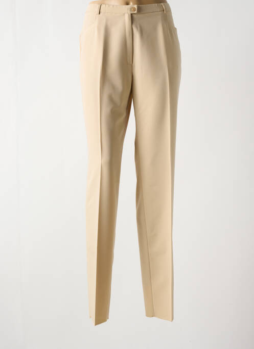 Pantalon slim bej CHRISTIAN MARRY femeie