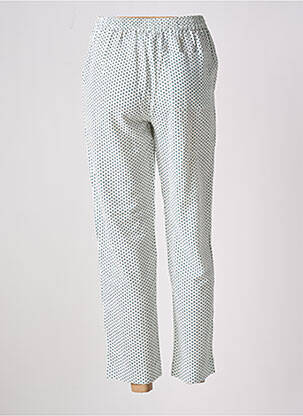Pantalon 7/8 talie elastică alb AMERICAN VINTAGE femeie