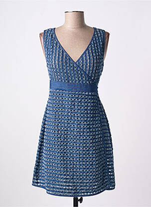 Rochie scurtă albastru OSCALITO femeie