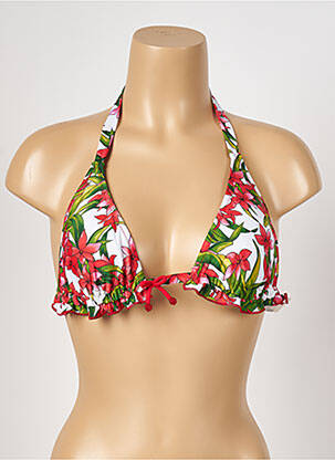 Sutien de costum de baie roșu ANTIGEL femeie