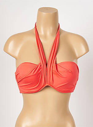 Sutien de costum de baie elasticitate top sutien modelat portocalie SEAFOLLY femeie