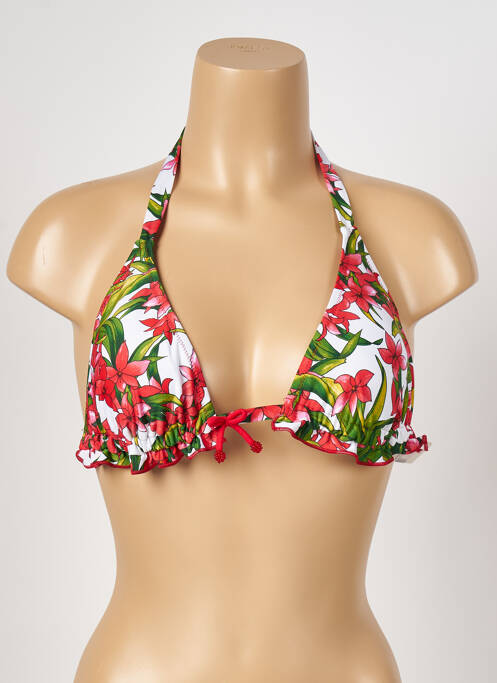 Sutien de costum de baie roșu ANTIGEL femeie