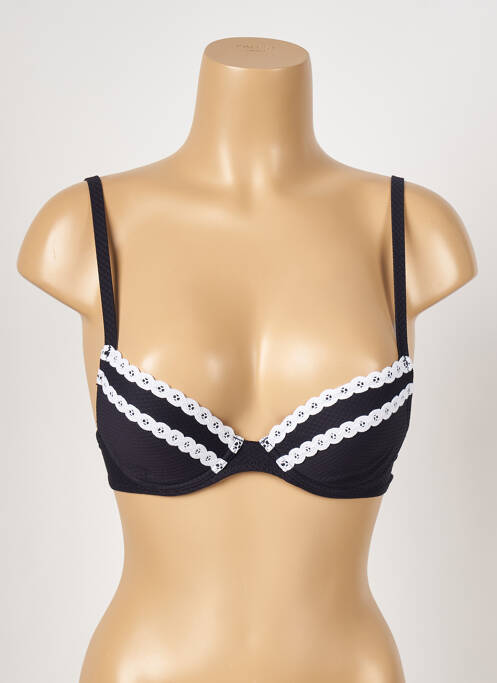 Sutien de costum de baie negru ANTIGEL femeie