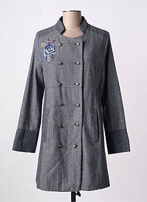 Palton lung albastru LA FIANCEE DU MEKONG femeie