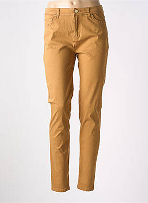 Pantalon slim buzunare bej BEST MOUNTAIN femeie