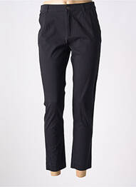 Pantalon 7/8 închidere cu fermoar sub clapetă cu nasturi negru LA FIANCEE DU MEKONG femeie