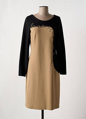 Rochie midi mâneci lungi mâneci lungi negru PAUL BRIAL femeie