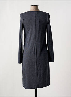 Rochie midi imprimeu fantezie mâneci lungi gri MADO ET LES AUTRES femeie