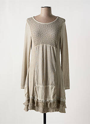 Rochie midi bej MALOKA femeie