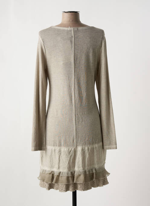 Rochie midi bej MALOKA femeie