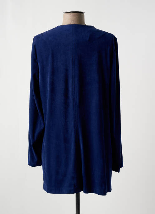 Jachete casual guler rotund albastru CHRISTINE LAURE femme