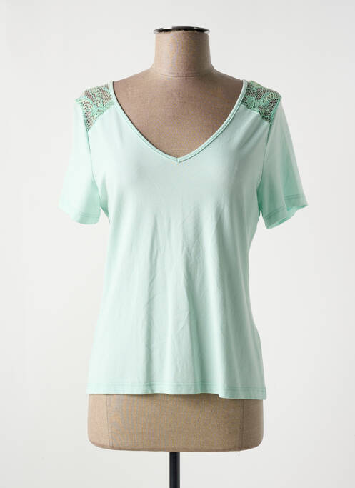 Tricou albastru PAUSE CAFE femeie