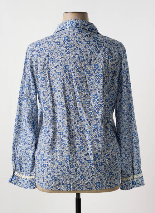 Cămașă imprimeu floral mâneci lungi albastru SAINT JAMES femme