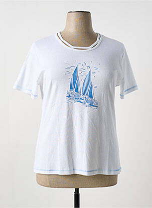 Tricou alb GEVANA femeie