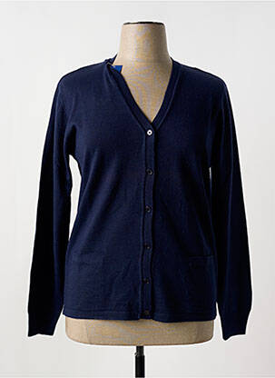 Vestă cu mâneci lungi albastru GEVANA femeie