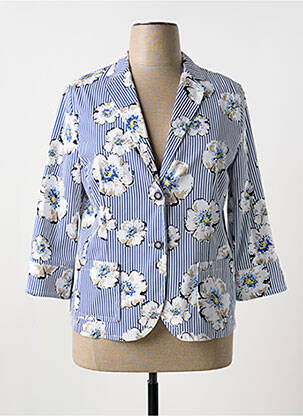 Sacou albastru JUST WHITE femeie