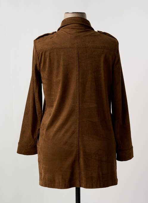 Tunică mâneci lungi maro CHRISTINE LAURE femeie