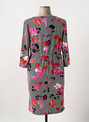 Rochie midi imprimeu floral mâneci lungi negru BETTY BARCLAY femeie