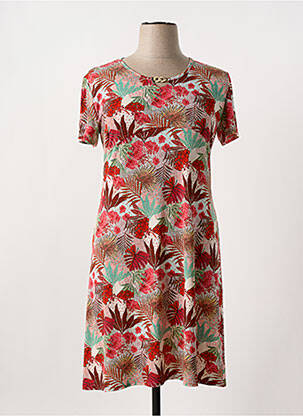 Rochie midi roșu GEVANA femeie