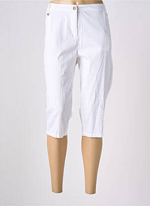 Pantalon trei sferturi alb AGATHE & LOUISE femeie