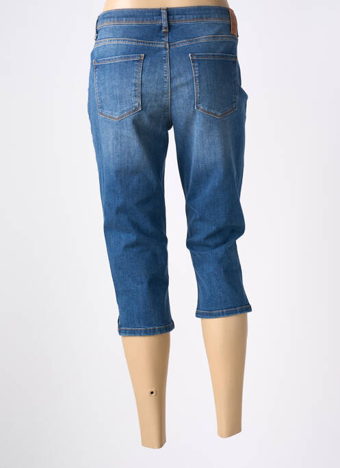 Pantalon trei sferturi albastru TBS femeie