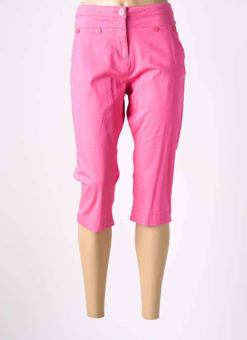 Pantalon trei sferturi roz THALASSA femeie