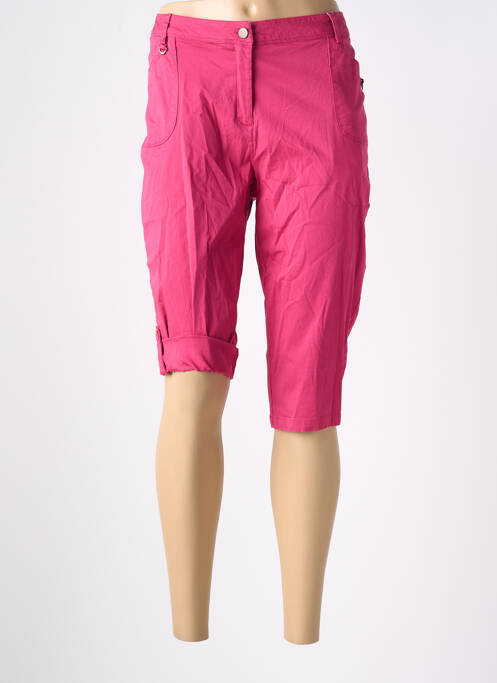 Pantalon trei sferturi roz AGATHE & LOUISE femeie