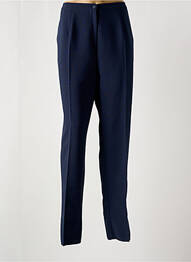 Pantalon slim talie elastică talie înaltă albastru GEVANA femme