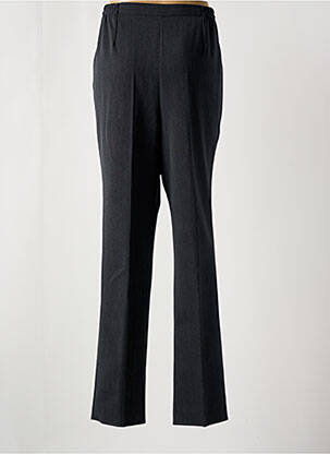 Pantalon drept talie cu cleme talie înaltă gri GEVANA femeie