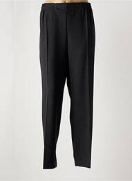 Pantalon drept talie elastică mărime normală gri GEVANA femme