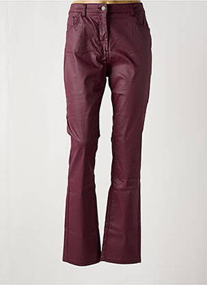 Pantalon slim roșu PAUSE CAFE femeie