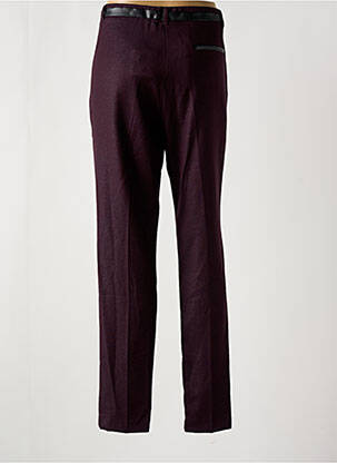 Pantalon drept elasticitate talie înaltă violet PAUSE CAFE femeie