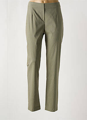 Pantalon slim verde ANNA MONTANA femeie