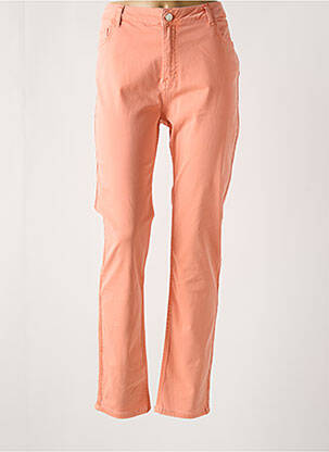 Blugi cu croială slim portocaliu CONCEPT K femeie