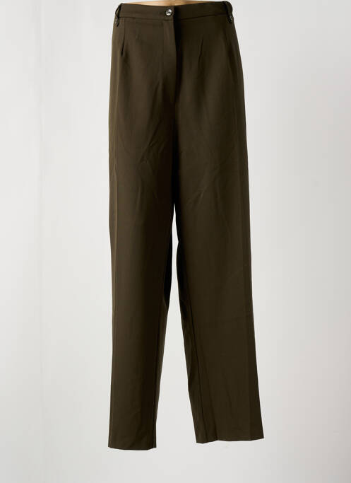 Pantalon drept verde CHRISTINE LAURE femeie