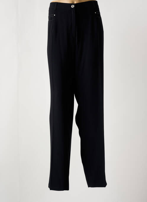 Pantalon drept negru CHRISTINE LAURE femeie