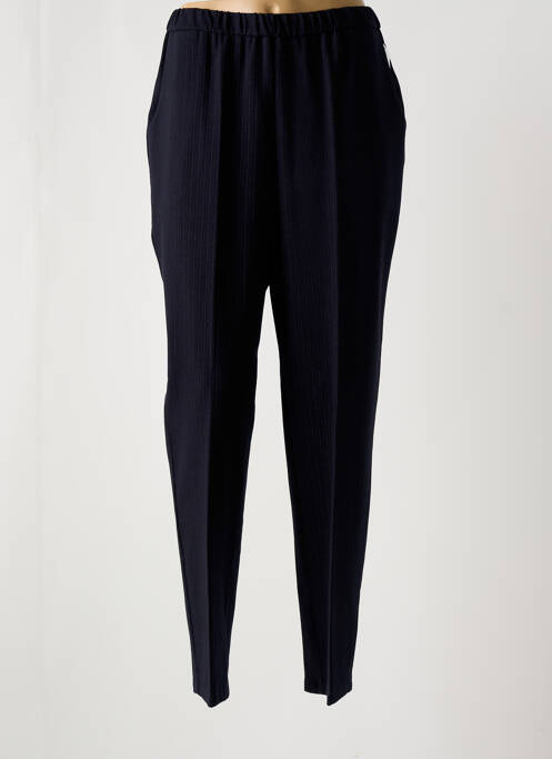 Pantalon drept talie elastică mărime normală negru GEVANA femme